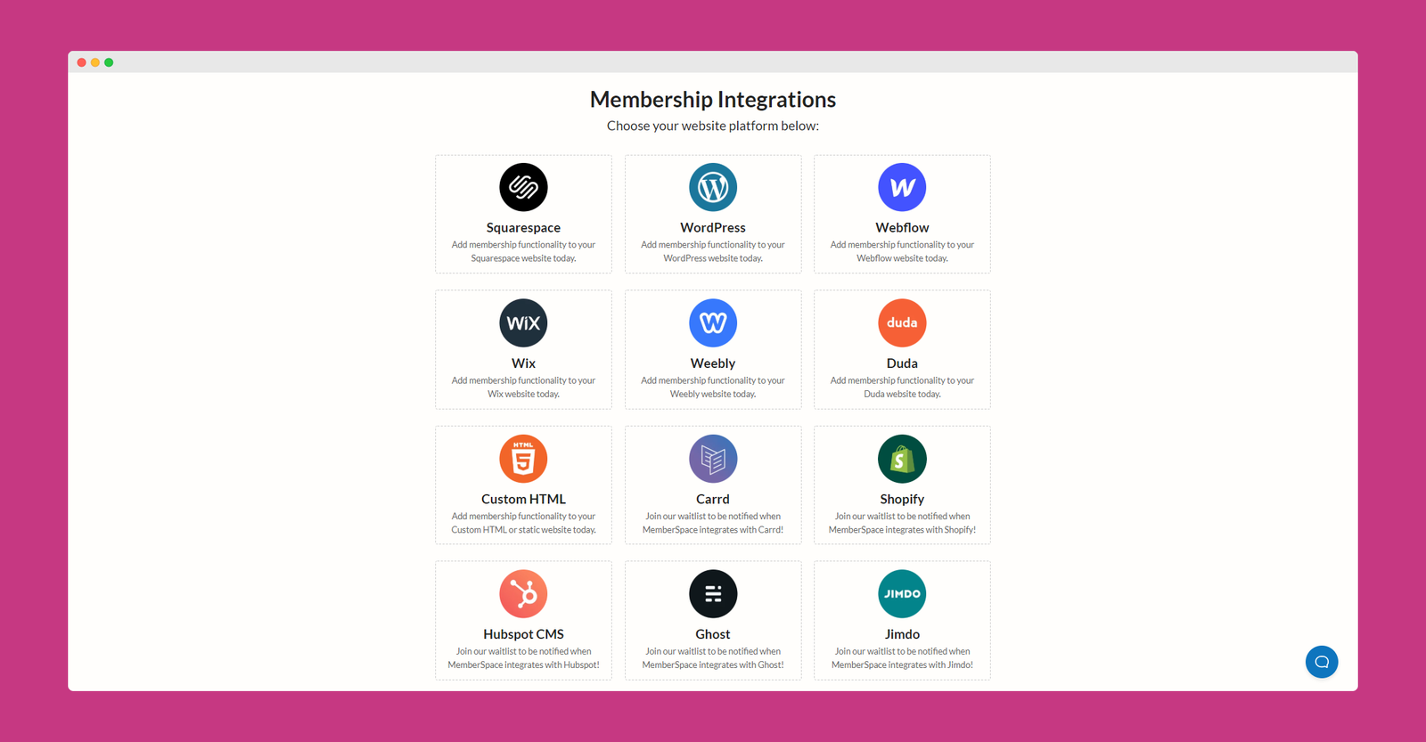 MemberSpace